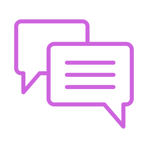 Icône de messagerie instantanée en NoCode